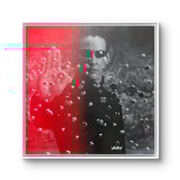 Image 4 of "Matrix" Rouge Noir 30x30cm