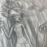 Image 2 of Lily Pond (Drawing)