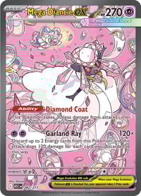 Mega Diancie ex - 282/217 - ME: Ascended Heroes - Near Mint