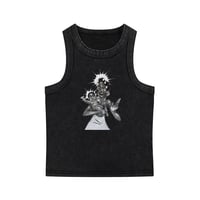 Image 1 of “My Mother” Black Snow Washed Tank Top 