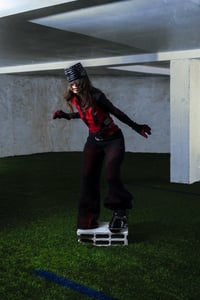 Image 3 of PANT VIN ROUGE BLACK/RED