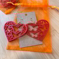 Image 1 of I Heart CA Dream Act Earrings