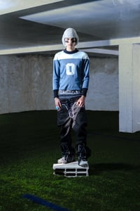 Image 3 of PANT FRENCHY BLUE/WHITE