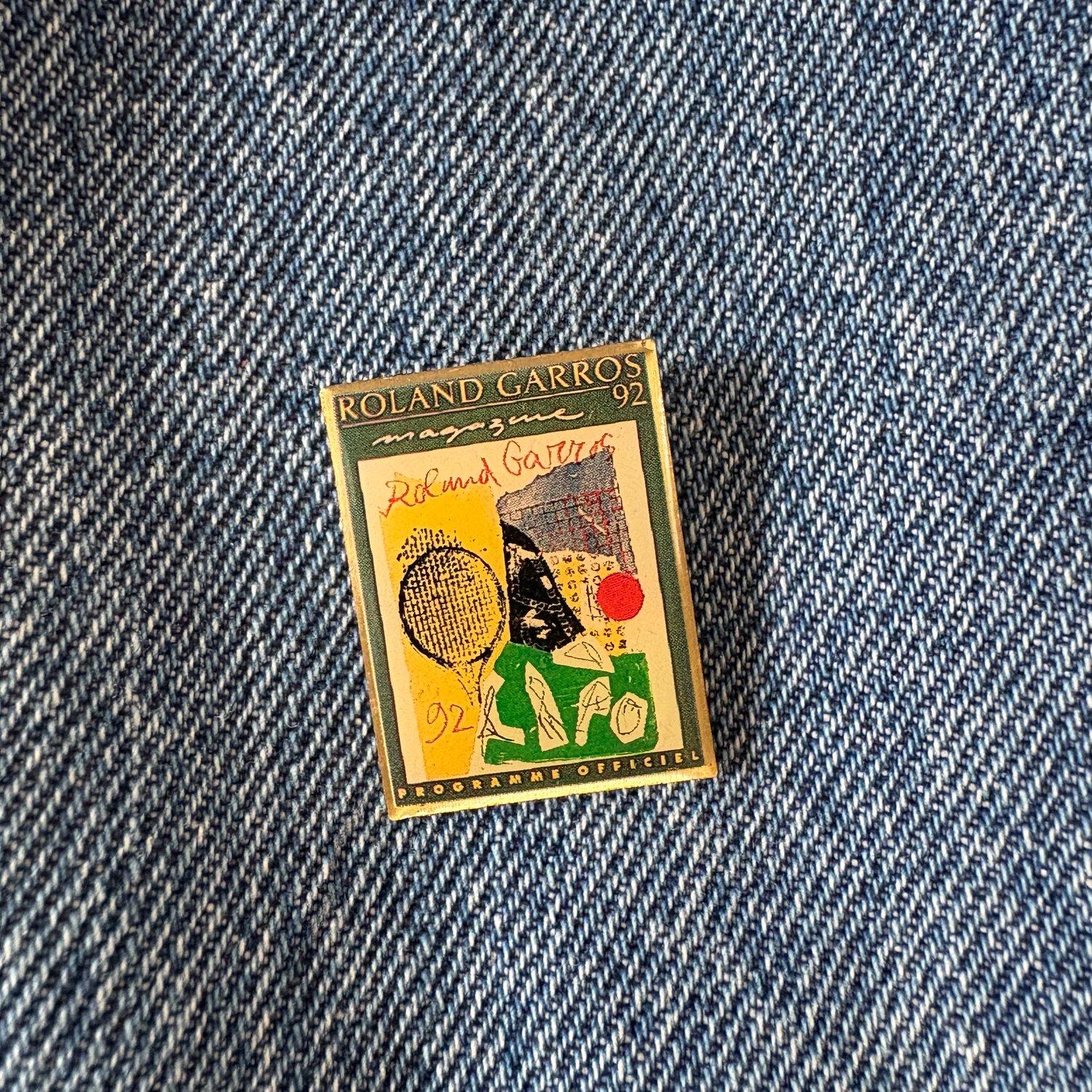 Image of 1992 Roland Garros Magazine Pin