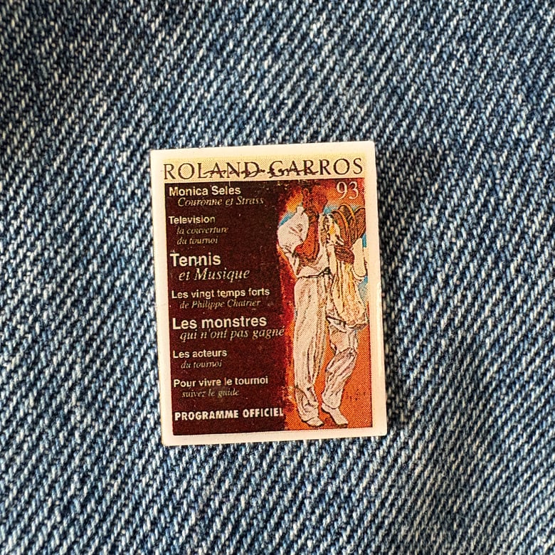 Image of 1993 Roland Garros Program Pin