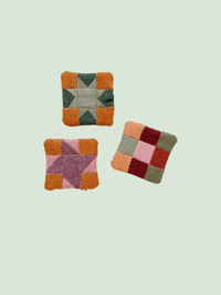 Image 1 of Quilt Block Magnet Trio / Honey