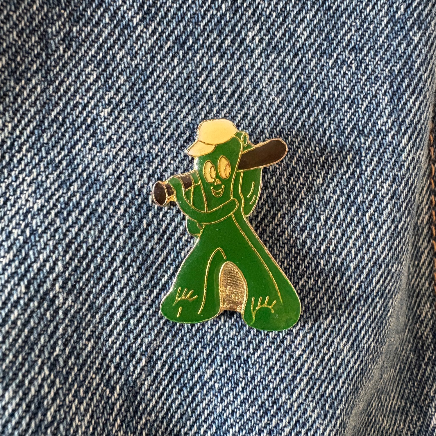 Image of Gumby Baseball Pin