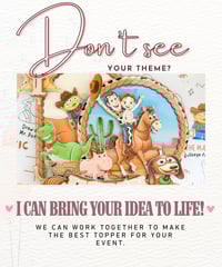 Image 2 of Customize Your Cake Topper