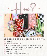 Image 3 of Customize Your Cake Topper