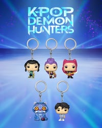 Image 1 of KPop Demon Hunters Funko Pocket Pop! Key Chain [Choose Your Character]