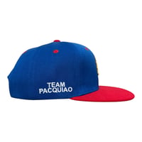 Image 2 of Team Pacquiao x Cultured Roots MP Blue SnapBack