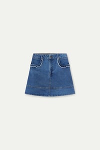 Image 5 of FALDA VAQUERA DENIM VOLANTES