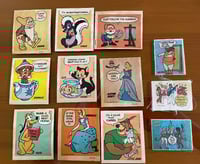 Vintage Lot of 1970's Wonder Bread Disney Stickers and More