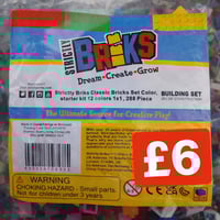 Strictly Briks 288 Piece 1x1 Building Bricks Set – 12 Colours - Compatible with LEGO – Sealed