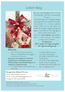 Image 2 of Leilani Bag Pattern - digital pdf 