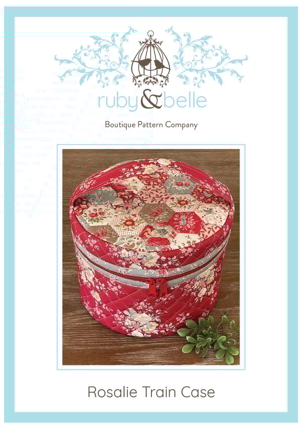 Image of Rosalie Train Case - digital pdf pattern 