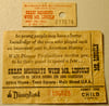 DISNEYLAND 2 TICKETS FOR GREAT MOMENTS WITH MR. LINCOLN, SMALL KIOSK SOLD TICKET VERY RARE