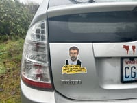 Image 2 of Bad Bunny Love is More Powerful than Hate Sticker