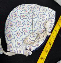 Image 6 of Lot of 2 Vintage Feedsack Baby/Doll Dresses & Bonnet