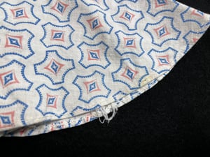 Image of Lot of 2 Vintage Feedsack Baby/Doll Dresses & Bonnet