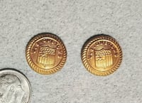 Image 1 of U.S. Customs Service Insignia for dress uniform (Set of 2)