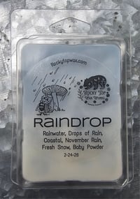 Image 1 of Raindrop- A Rockytop Wax Works exclusive custom houseblend fragrance 