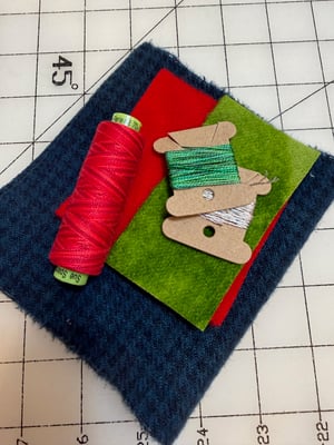 Image of Classic Tomato Pin Cushion Kit with Pattern by Beth Upstill