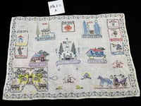 Image 6 of Vintage "Historic NY-Themed" Counted Cross Stitch on Linen (A)