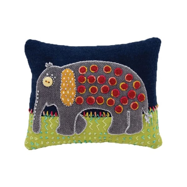 Image of Elephant Pin Cushion Kit by Sue Spargo