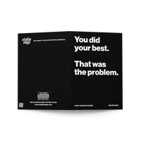 Image 5 of YOU DID YOUR BEST. - BIRTHDAY GREETING CARD