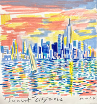 Sunset City/ Drawing A Day 4.17.26