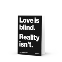 Image 3 of Love is blind - Wedding card