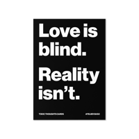 Image 1 of Love is blind - Wedding card