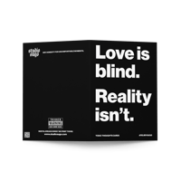 Image 5 of Love is blind - Wedding card