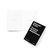 Image 4 of Follow your dreams- Milestone Greeting card