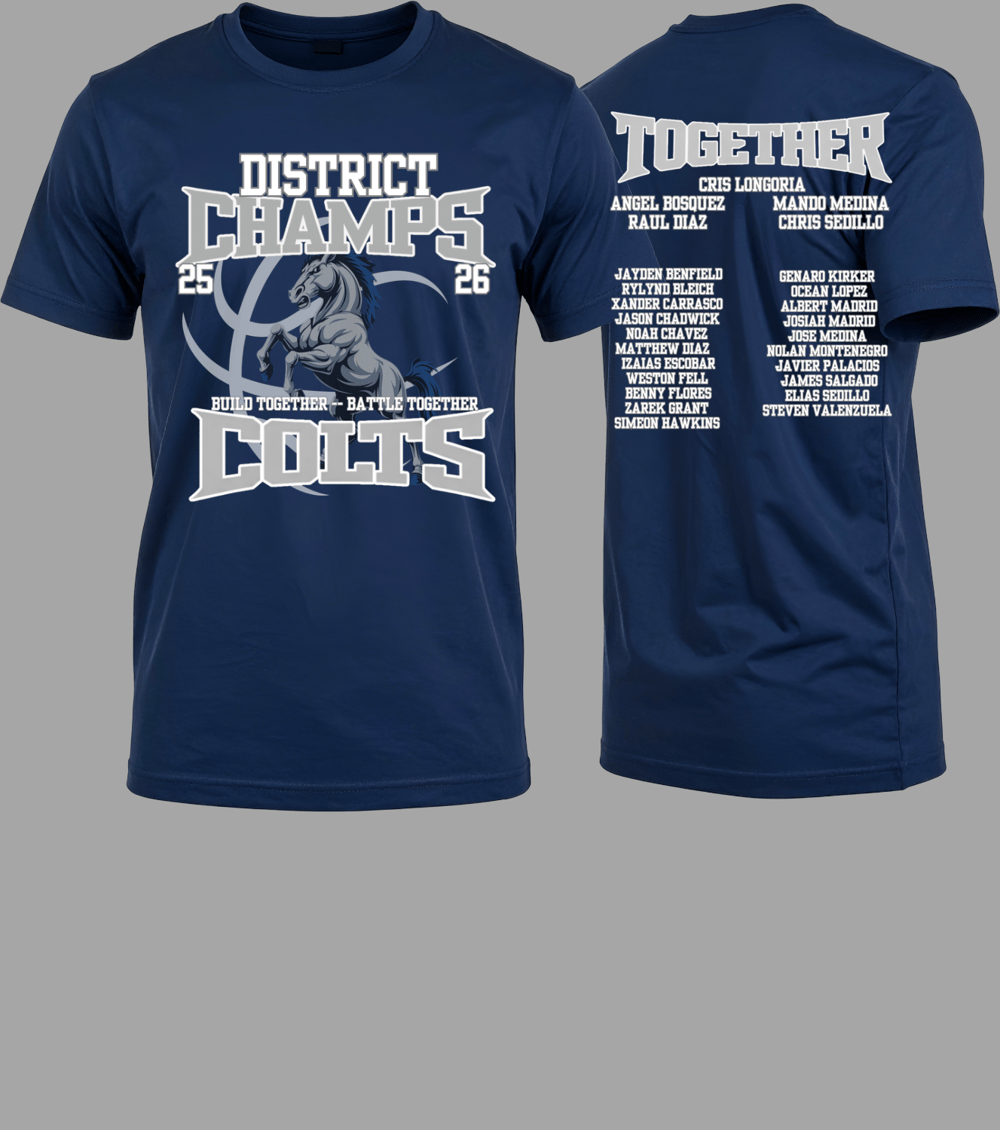 Image of Colts District Champs Shirts