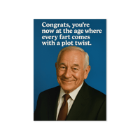 Image 1 of Plot Twist Fart's - Birthday Greeting card
