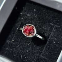 Image 2 of Pink Ruby Bezel Ring - Size N.5 