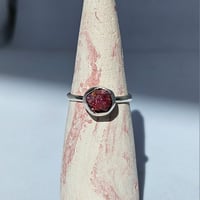 Image 1 of Pink Ruby Bezel Ring - Size N.5 