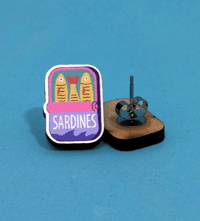 Image 1 of Sardine Post Earrings