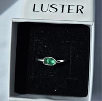 Image 5 of Green Tourmaline Ring - Size P