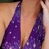 Image 5 of Molten Necklace | Green Sapphire