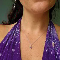 Image 5 of Molten Necklace | Pale Lilac Sapphire