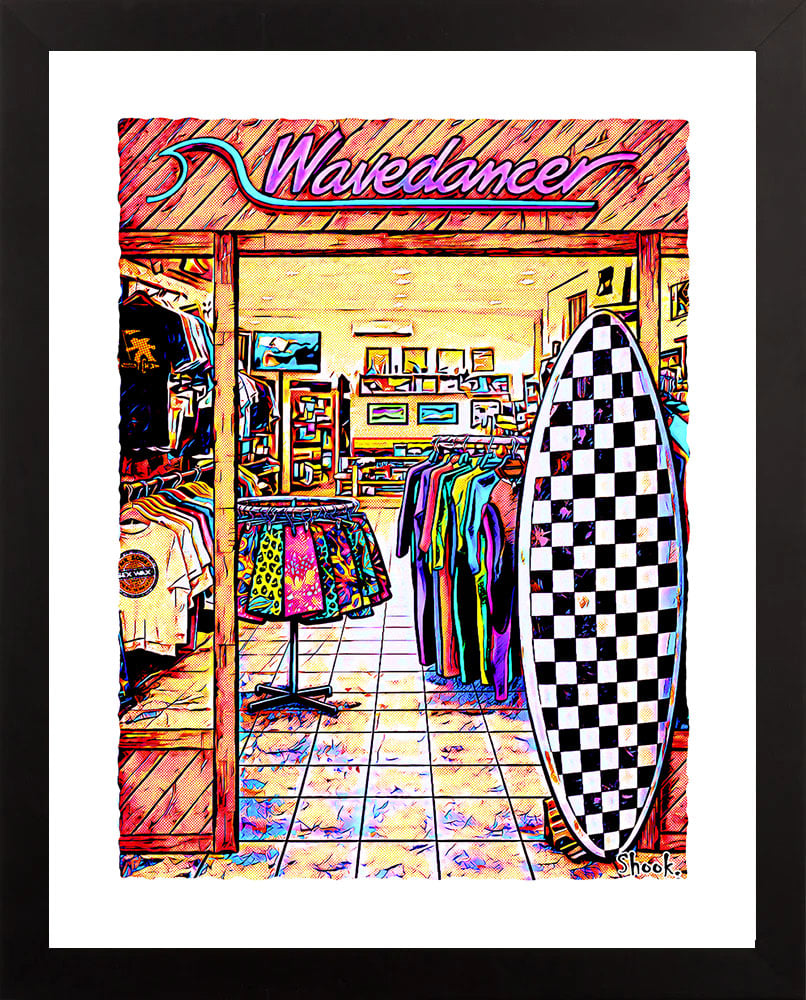 Wavedancer Surf Shop, Annapolis MD Art Print (Multi-size options) 