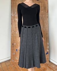 Image 1 of RIBBON PLEAT SKIRT