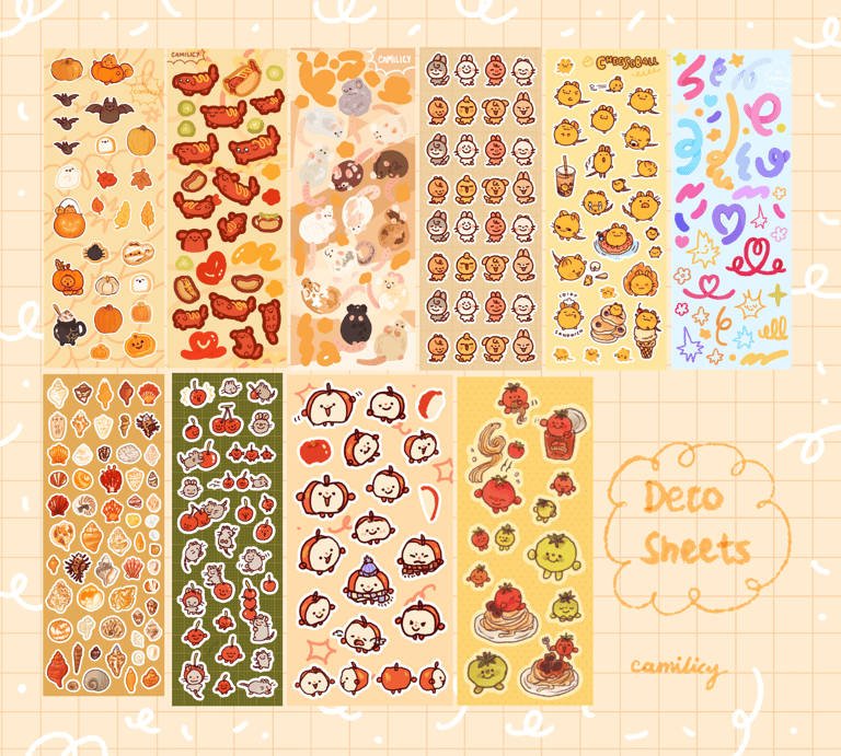 STICKERS SHEETS