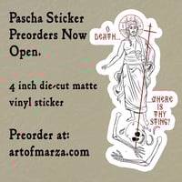 [PREORDER] O Death, Where is Thy Sting? Sticker
