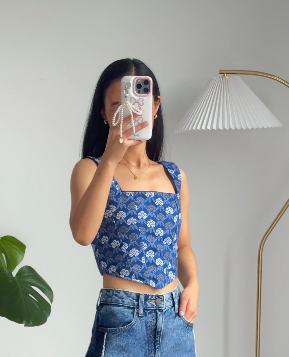 Image of Laligurash blue Corset top 