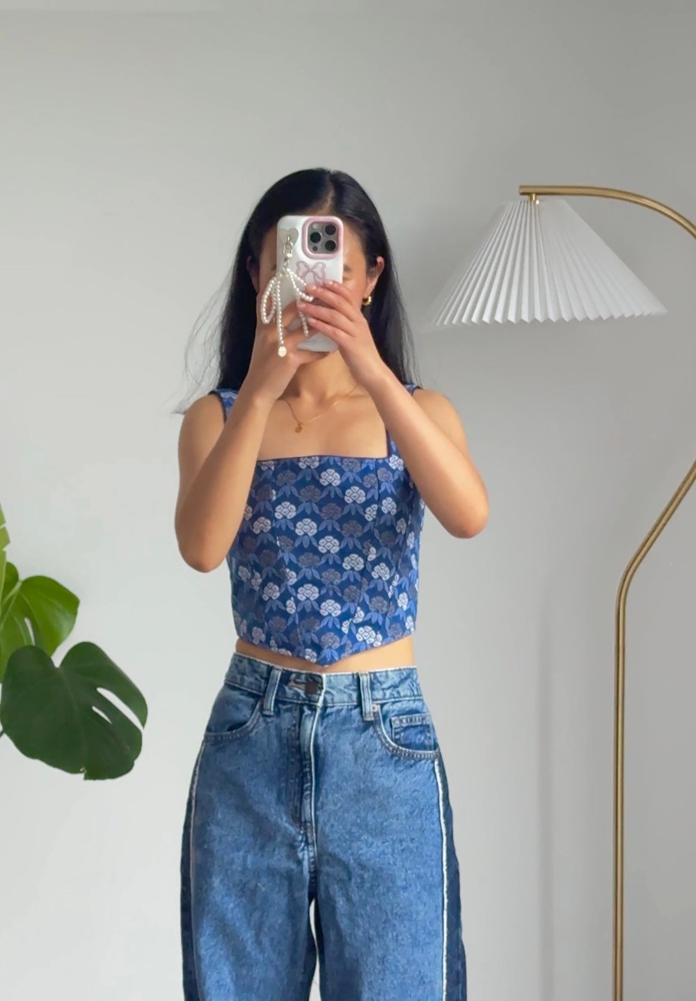 Image of Laligurash blue Corset top 