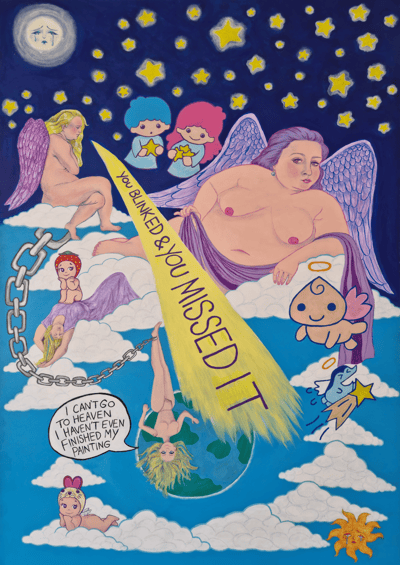 Image of "Blink and You'll Miss It" print